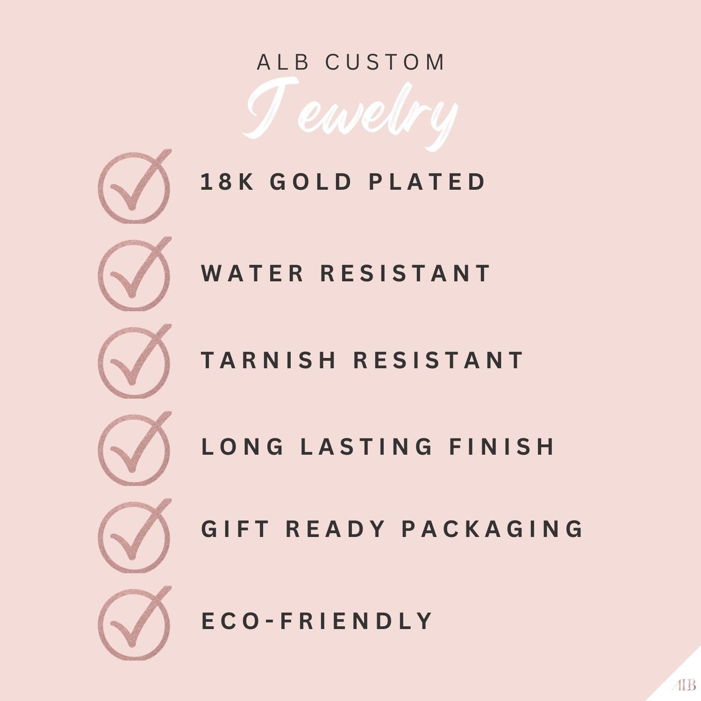 ALB Custom Gold Rope Chain Necklace