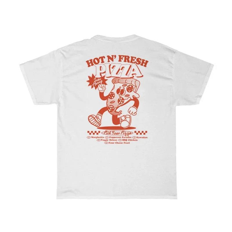 Back Print Harajuku Streetwear Graphic Tees Women 90s Retro