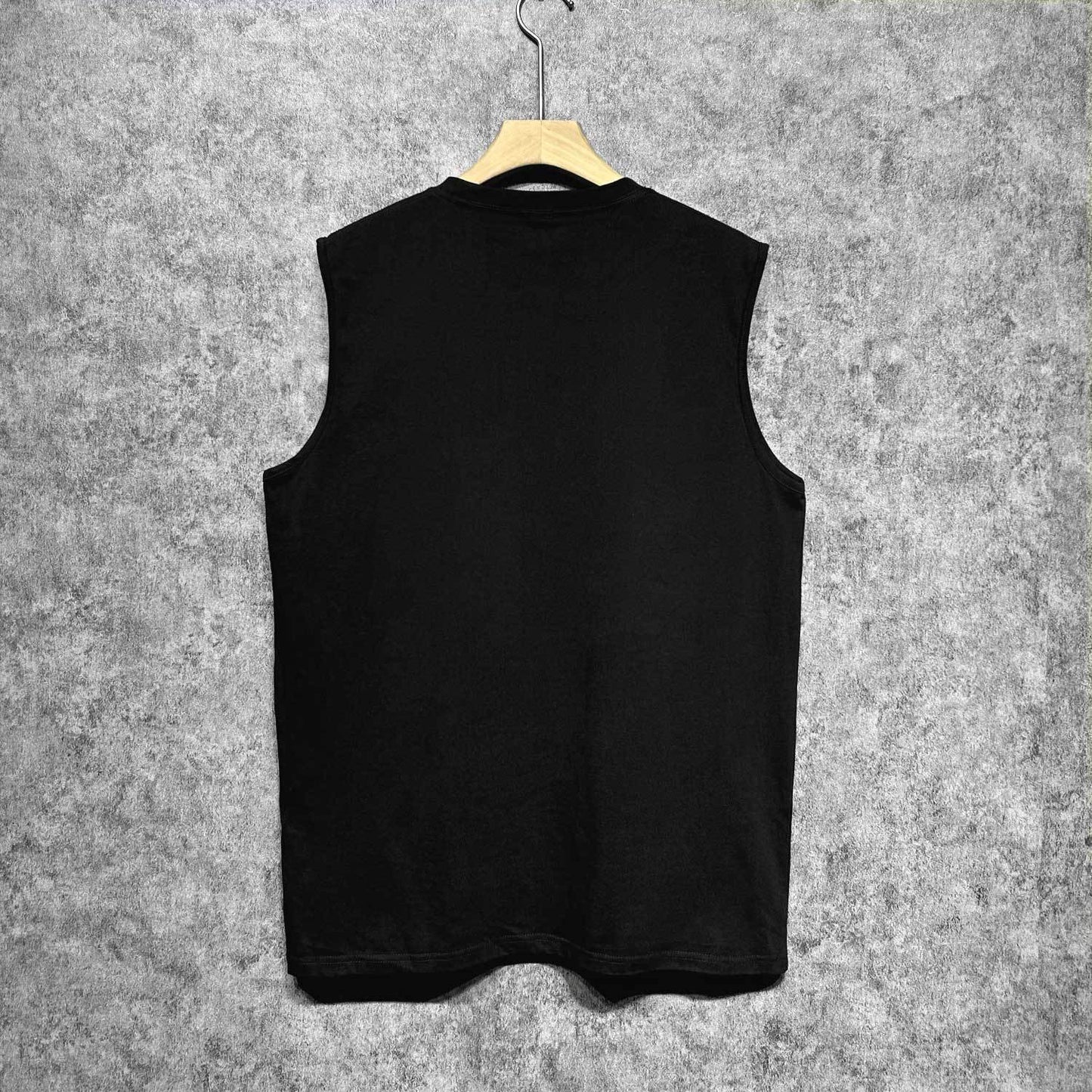 Amiri tank top new bone sleeve print