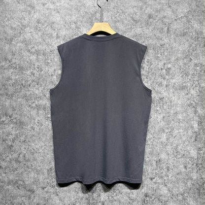 Amiri tank top black and white print