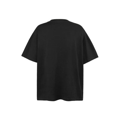 American vintage street T-shirt pure cotton men's and women's summer loose half-sleeves