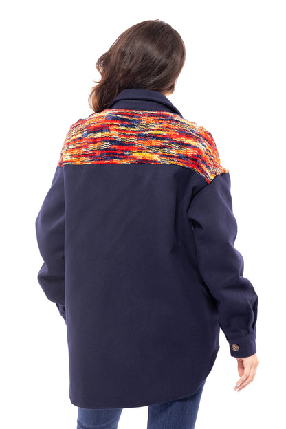 Feet On The Dash Women's Bold Hi-Lo Shacket
