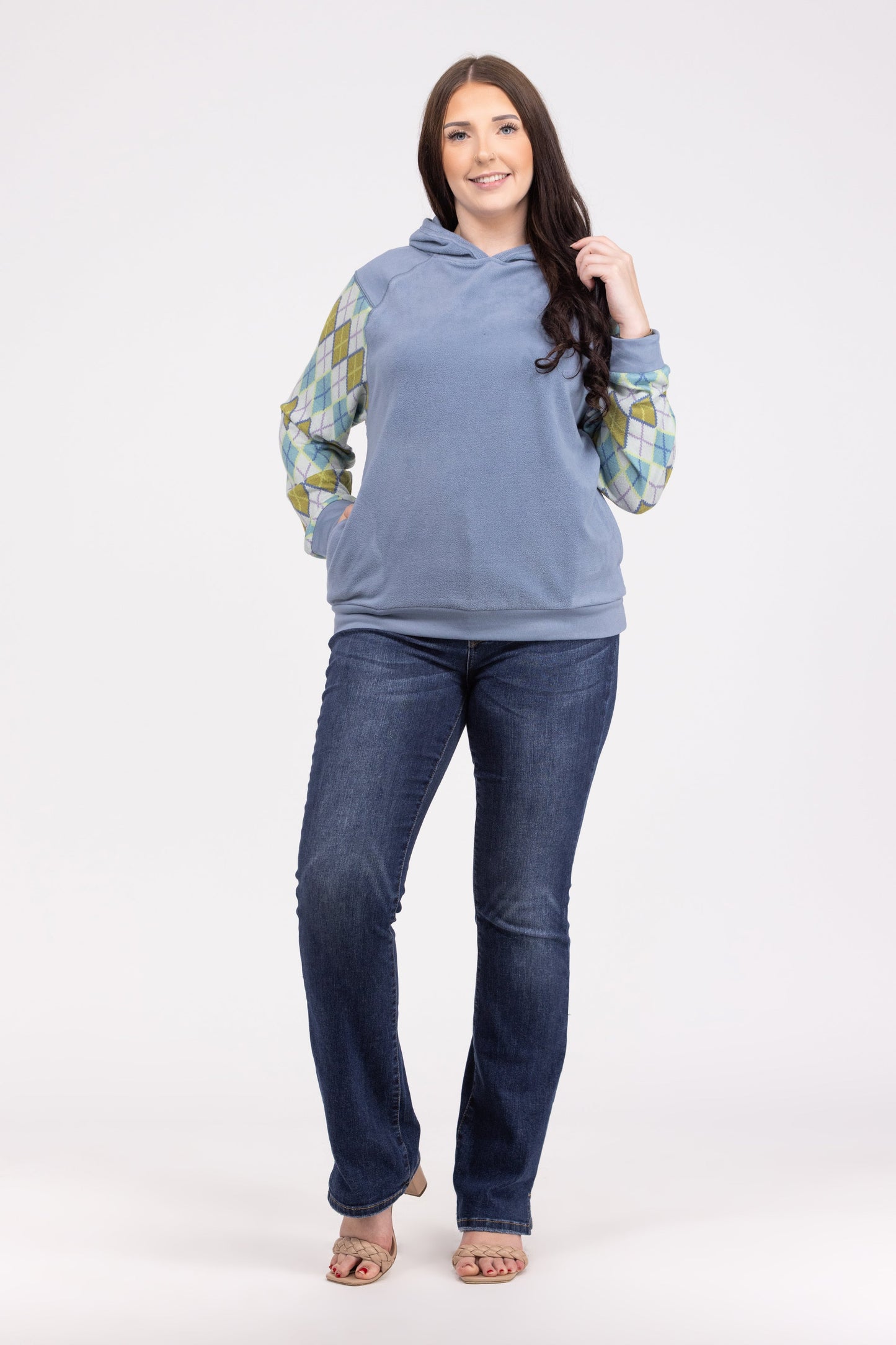 Unstoppable Together Women's Modern Side Pockets Hoodie