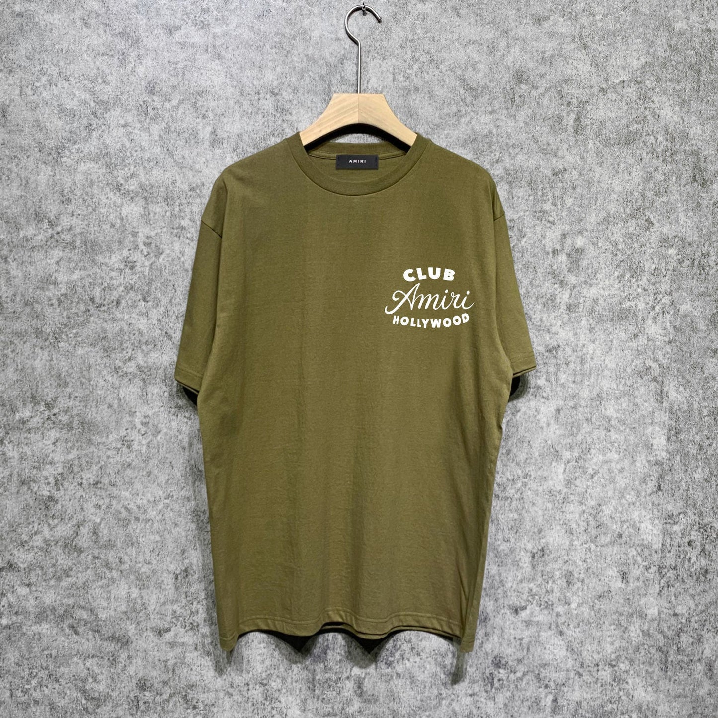 Amiri t shirts hollywood club printing short sleeve