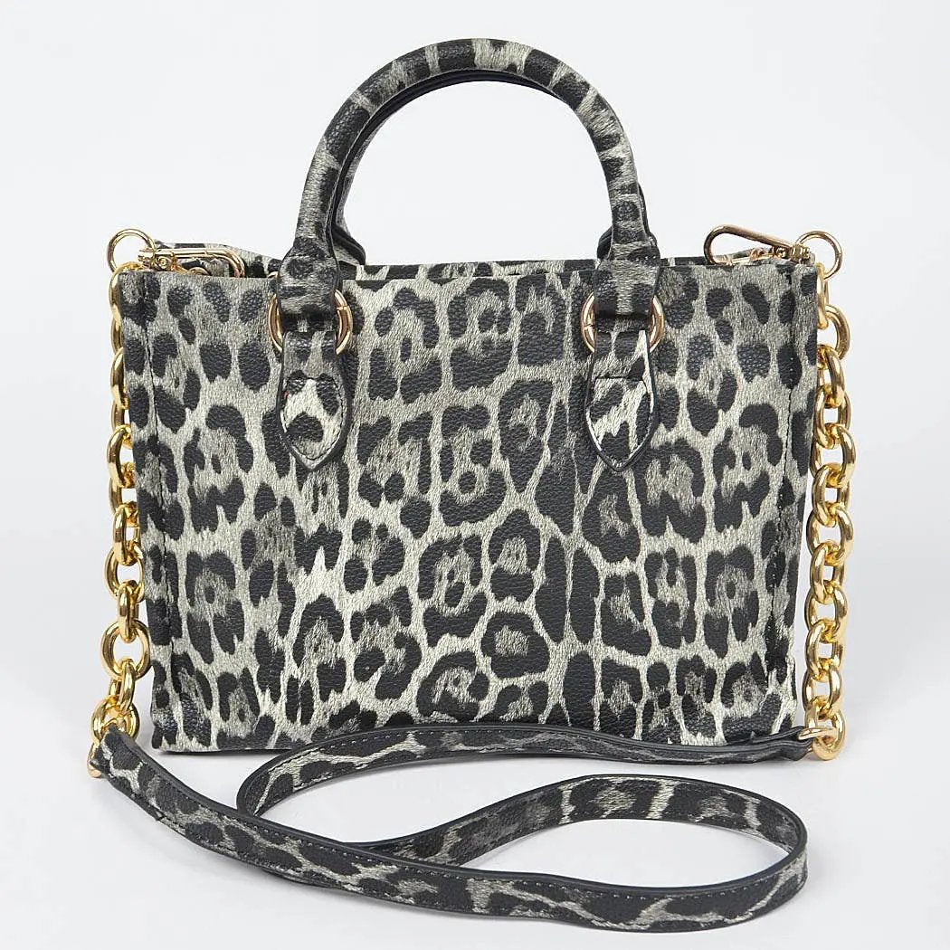 Faux Leo Tote Bag