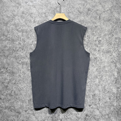 Amiri tank top five-pointed star flying eagle printing
