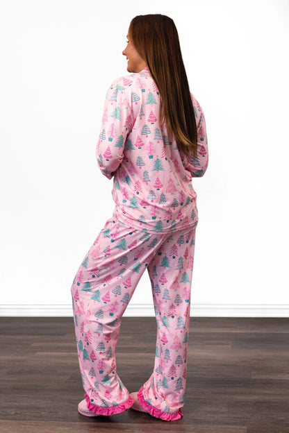 ALB Custom Long Sleeve and Pants Festive Jammies Set