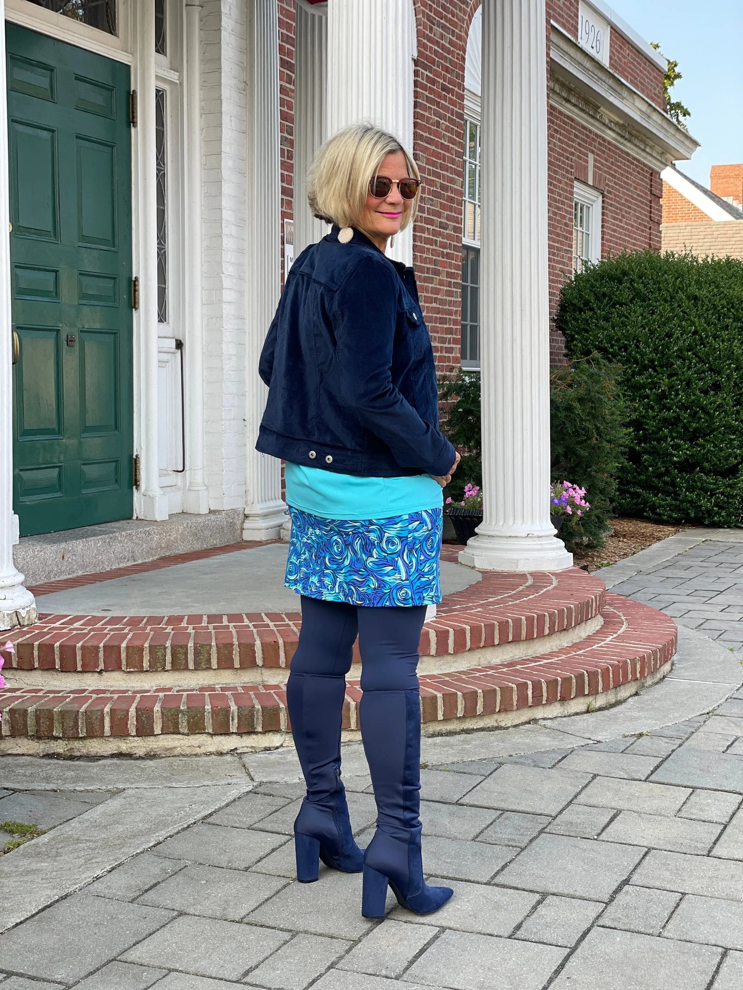 FANTASIA  BLUE SKORT