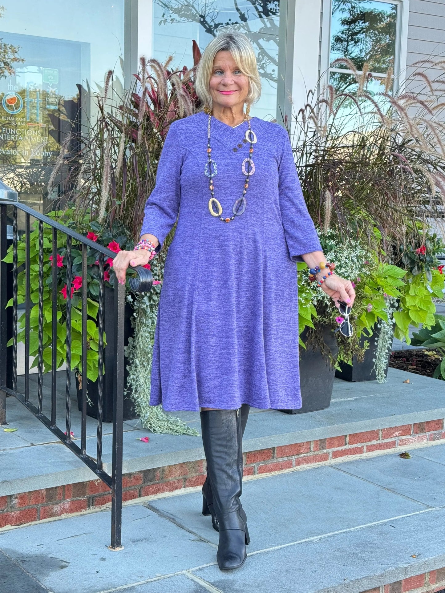 FALL MAGIC PURPLE DRESS