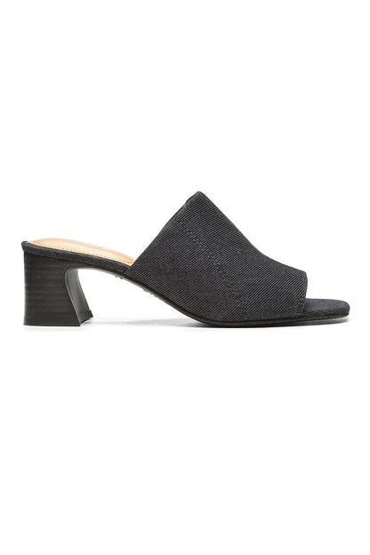 Gwen Stretch Mules - Indigo