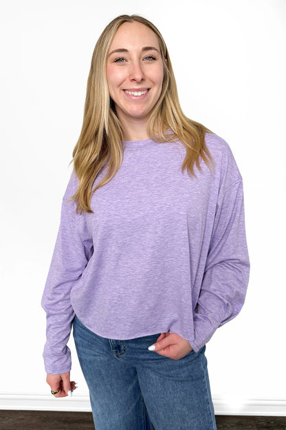 ALB Custom Women's Oversized Round Neck Long Sleeve Top