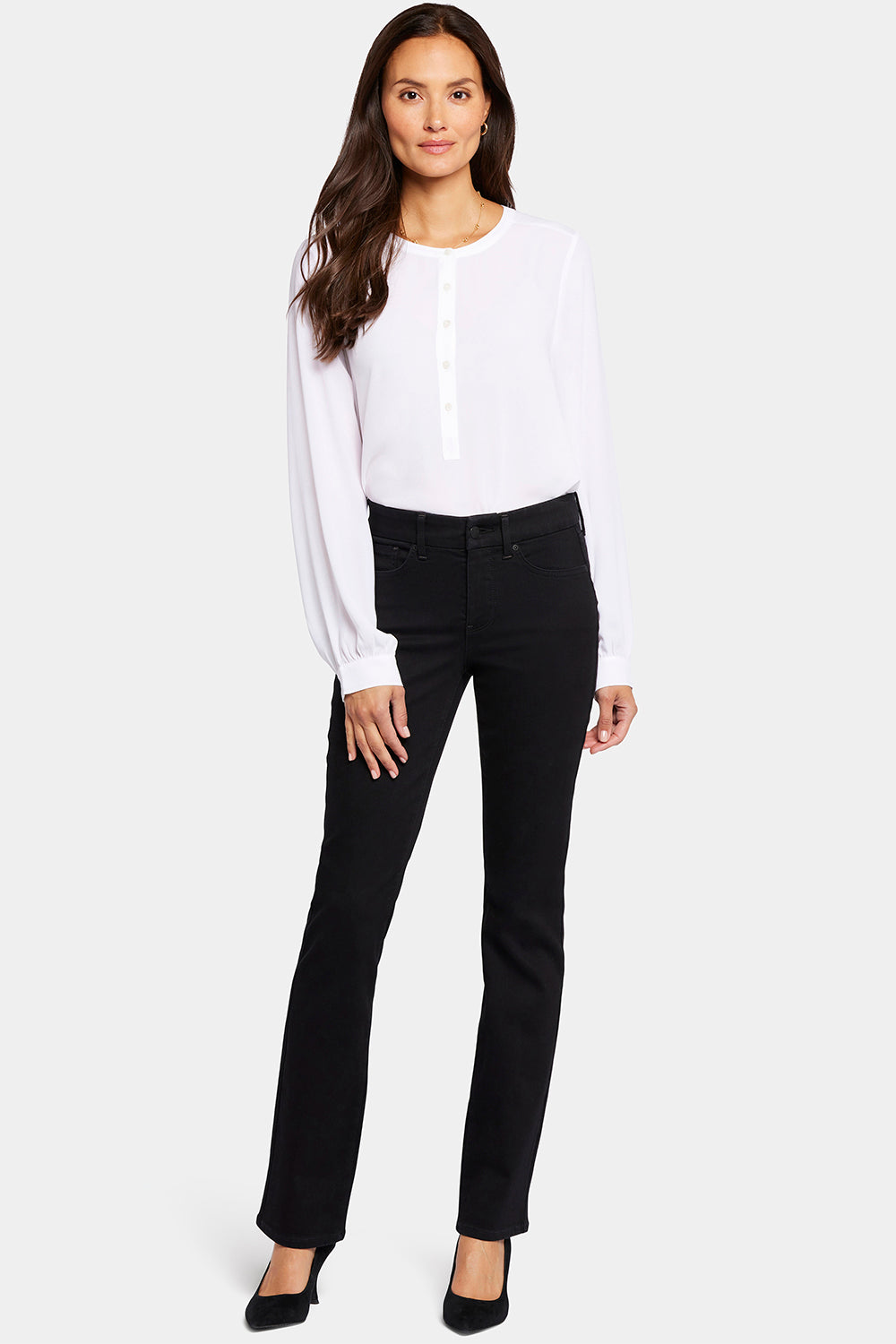 Waist-Match™ Marilyn Straight Jeans - Black