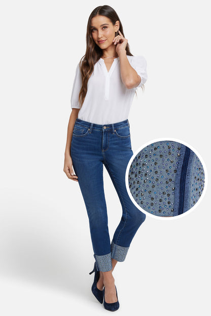 Sheri Slim Ankle Jeans - Vintage Lapis