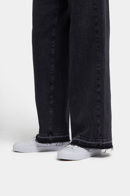 Teresa Wide Leg Jeans - Slate Stone