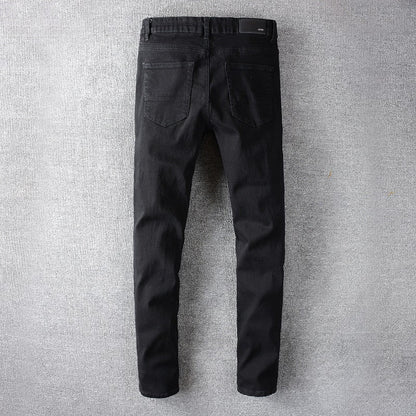 Amiri Jeans Casual Hip Hop Splash-Ink Painted Jeans Men #648