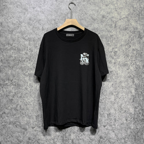 Amiri T Shirt Rattlesnake Printed Casual Round Neck