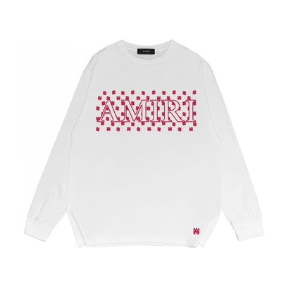 Amiri Long Sleeve Shirt Long Sleeve Long-Sleeved T-Shirt Blouse