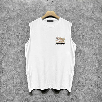 Amiri tank top mottled pegasus print