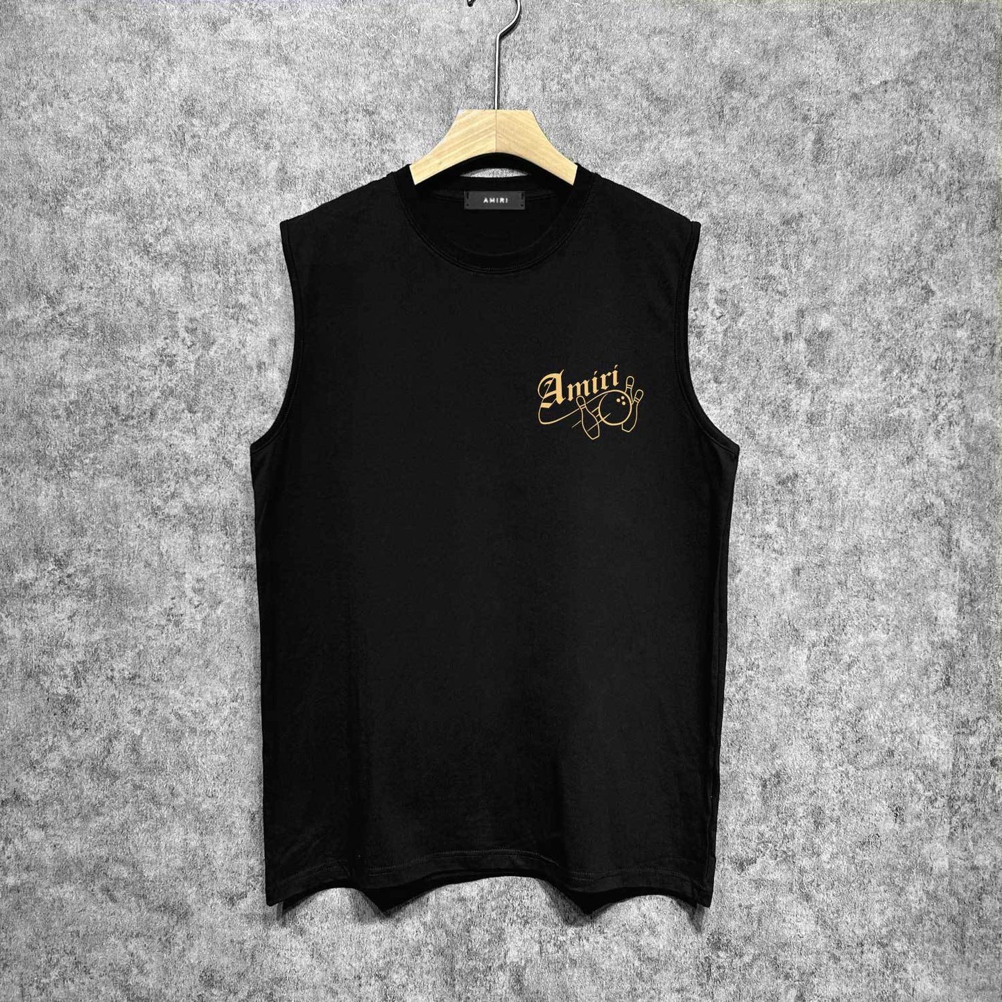 Amiri tank top bowling print