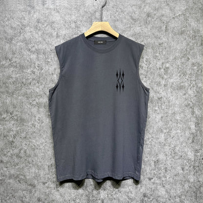 Amiri tank top retro geometric graphic printing