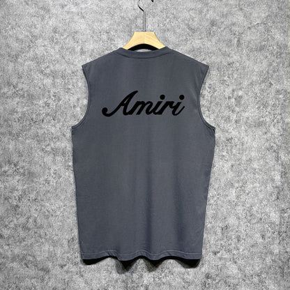 Amiri tank top new font printing
