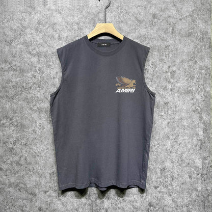 Amiri tank top mottled pegasus print