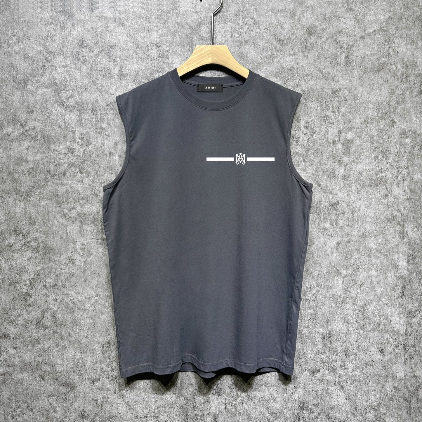 Amiri tank top spider letter printing