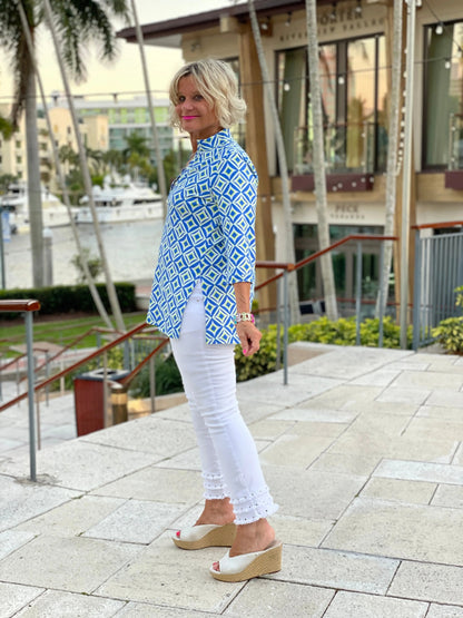 AQUA DIAMONDS TUNIC